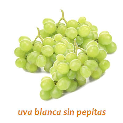 racimo de uva blanca sin pepita